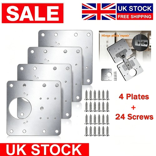 ４x hinge repair - hinge, plate