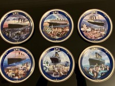 Titanic Plates x6 (Issues 1,4,5,7,9,10) Bradford Exchange 1999