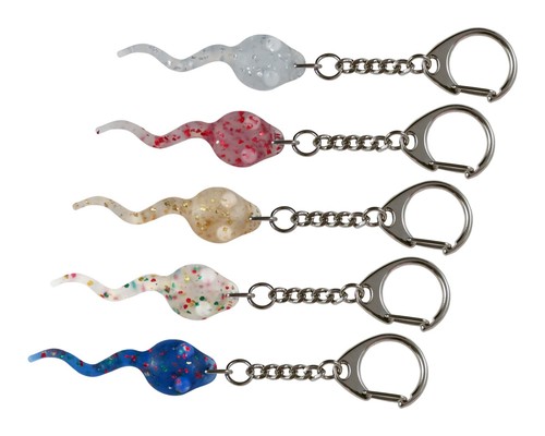 Sperm keyring opaque - sperm,