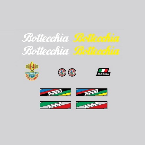 Bottecchia bicycle decals - bicycle,
