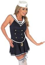 Ladies Sexy Navy Sailor Girl