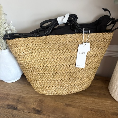 Marks spencer straw basket - spencer,