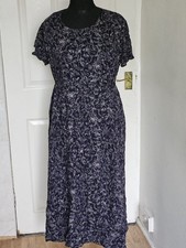 BHS Navy Floral  Lagenlook