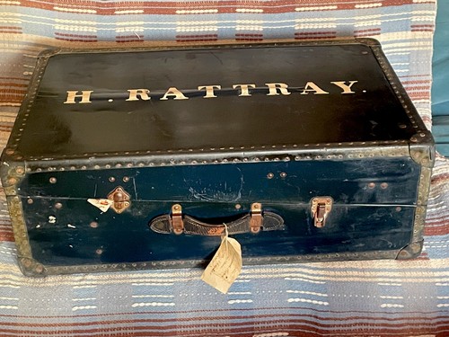 Watajoy vintage steamer trunk - vintage,