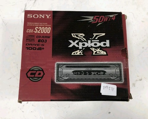 Sony 52w cdx s2000 - sony,