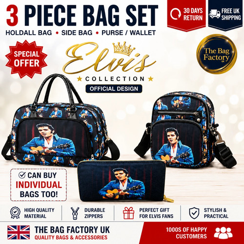 Elvis presley holdall - elvis, purse