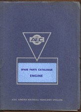 AEC SPARE PARTS PARTS CATALOGUE. ENGINE 1967.
