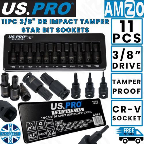Pro impact tamperproof - us, torx