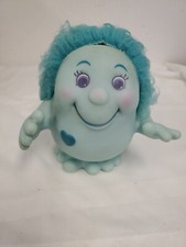 Vintage Playskool Blue Snugglebum Figure Lights Up 1984 6" NOT WORKING