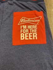 Budweiser Mens King Of Beers Lounge Jogger Pants I'm here for the beer 2Xl XXL