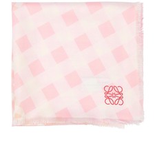 Loewe Logo Print Scarf 90 cm x