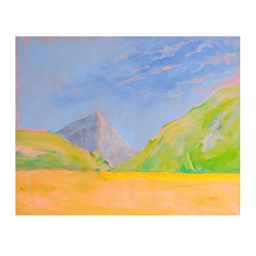 Contemporary oil landscape - contemporary,