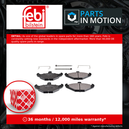 Brake pads set - pads, fits
