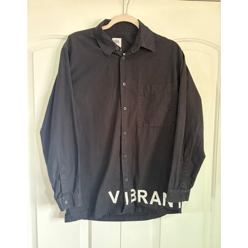 Zara men black graphic - zara,