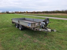 Ifor Williams Trailer LM146 Inc Winch And Pair Of 8ft Skids