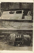 BRADFORD TRAM SMASH, JULY 31 1907, REAL PHOTO POSTCARD (6458/24)