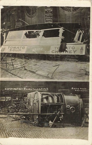 Bradford tram smash july 31 - bradford,