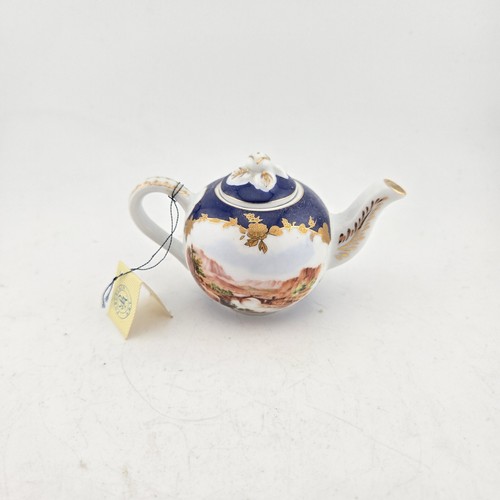 Miniature china teapot - miniature,