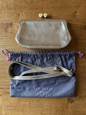 Ted Baker Gold Clutch Bag With