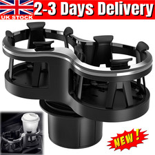 Adjustable Multi-functional Car Center Console Dual Cup Holder Drink Bottle Fram