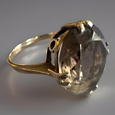 9ct Yellow Gold Ring Oval