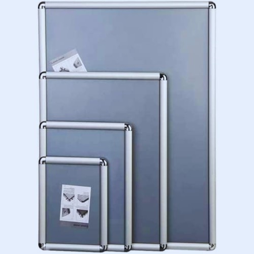 Round corner 25mm silver - corner, snap