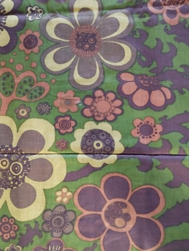 Vintage 1960s floral - floral, fabric