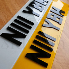 Premium 4D 3MM GLoss Number