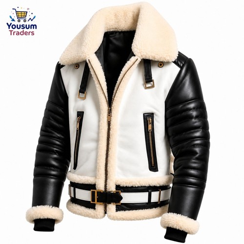 Premium sheepskin leather raf - leather,