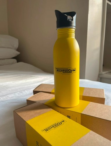 Technogym yellow water - yellow, bottle