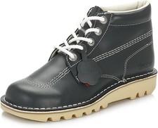 Kickers Hi Classic Mens Ankle Boots Shoes 7 - 12 Casual Lace Up Navy