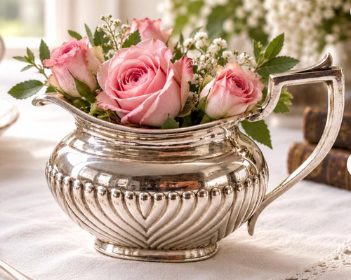 Antique creamer jug - creamer,