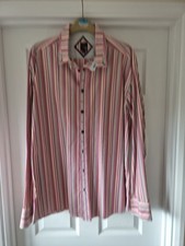 Life And Limb London Retro Stripe Shirt Size XXL 100% Cotton