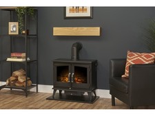 Adam Oak Beam, Black Hearth &