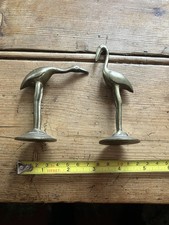Vintage pair standing brass