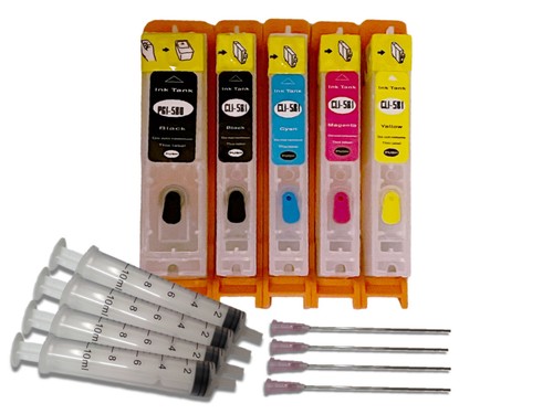 Refillable ink cartridges for - ink,
