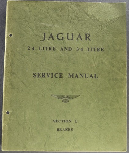 1958 jaguar brakes service - brakes,