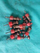 QTY 10 X RED SHEET METAL SKIN PINS GARAGE/ENGINEERING METAL WORKSHOP