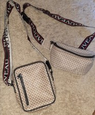 2  River Island Unique Beige Mens Bum Bags,Nouveau Belt Bag & Crossbody Man Bag