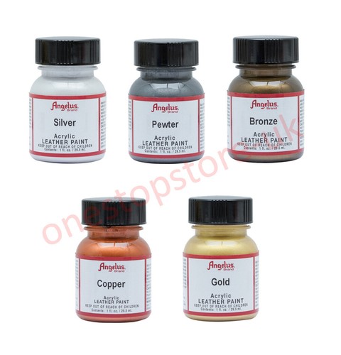 Angelus metallic leather paint - leather,