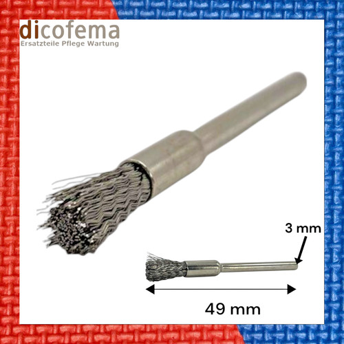 Wire brush for drill stainless - brush,
