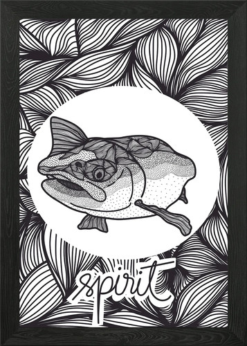 Spirit animal salmon - animal,