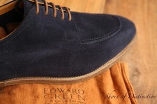 Edward Green Navy Suede Derby