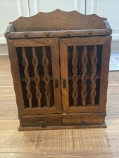 1970s Wooden Spice Apothecary