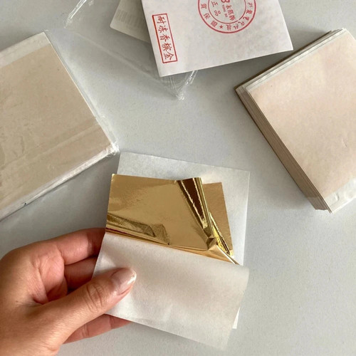 100pcs 24k gold foil - 100pcs,