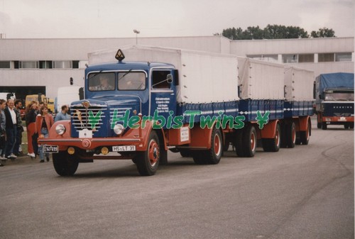 Original photo truck büssing - original,