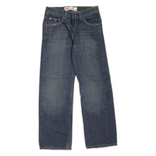 LEVI'S 569 Jeans Boys Blue Loose Straight Stone Wash W27 L27