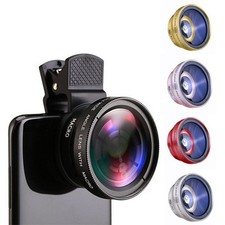 Macro Clip-on Telescope Mobile Phone Lens HD Camera 0.45x Wide Angle