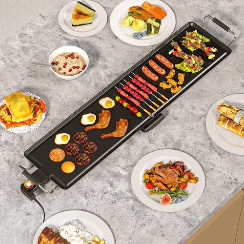 89x22cm black electric griddle - black,