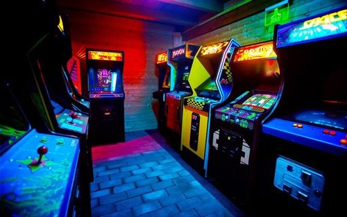 Arcade cabinet game console - cabinet,